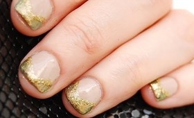 Monday Mani: Celebrity Inspired Gold French tip nails