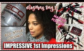 "NEW" ECOSTYLE Coconut Gel + MAKE UP FOR EVER LIP PAINTS | 2 OPEN GIVEAWAYS | VLOGMAS 2016| MelissaQ