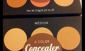 Bhcosmetics 6 Color Concealer & Corrector palette