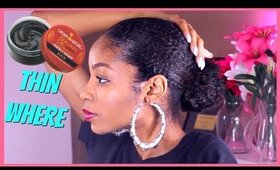 THINNING EDGES? CREME OF NATURE PERFECT EDGES BLACK ON NATURAL HAIR