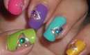 Nail Art - Love for Color (my entry to MAME71430's Spring Love Nail Art Contest)