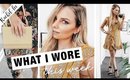 What I Wore This Week | Fall Florals & Spring Florals