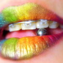 Rainbow Lips, Braces & Stud