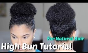 High Bun Tutorial for Natural Hair | Bianca Renee Beauty
