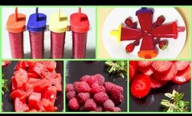 Healthy Summer Snack // Fruit Popsicles