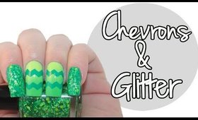 St. Patrick's Day | Chevrons & Glitter
