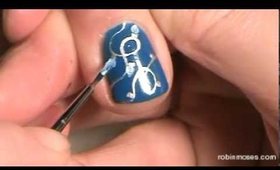 robin moses nail art: christmas lights (basic)