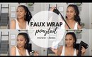 Hair Esthetic Faux Wrap Ponytail Review + Tutorial | How to dye hair extensions