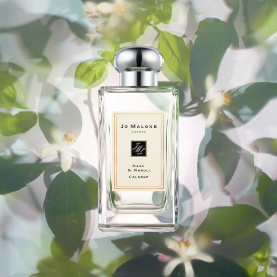 Alternate product image for Basil & Neroli Cologne shown with the description.