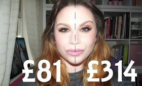 Luxury vs. Drugstore Make-Up | Half Face High End, Half Face High Street | Dupes
