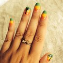Caribbean style nails! 