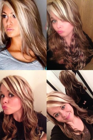 Copied a style Hair color / Highlights and extensions by Christy Farabaugh 