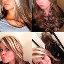 Copied a style Hair color / Highlights and extensions by Christy Farabaugh  