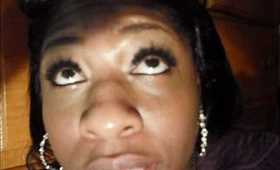 Japanese eyelashes & OPI Black Shatter