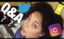 GRWM WHILE I ANSWER YOUR QUESTIONS ‼️about my HIGH POROSITY NATURAL HAIR || MelissaQ