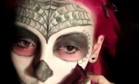 Halloween Make Up Tutorial: Sugar Skull