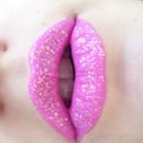 Sparkly pink lips💗