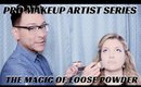 Difference between Loose & Pressed Powder Pro Makeup Tutorial- mathias4makeup