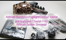 Airbrush Makeup Tutorial & Giveaway! New Graftobian Cheetah Print System