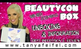 Beautycon Box | Winter Essentials | Unboxing | Review | Info | Tanya Feifel-Rhodes