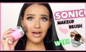 SONIC FOUNDATION BRUSH: DOES IT WORK?! | AMANDA ENSING