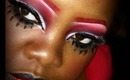 Miami Heat Fan Makeup, Red Black White