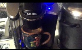 Using keurig k cup digital machine