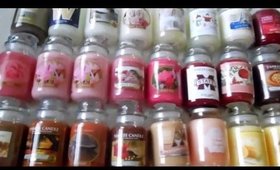 MY YANKEE & GOOSE CREEK CANDLES COLLECTION AS OF 2016
