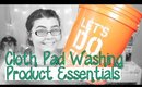 Cloth Pad Washing Product Essentials