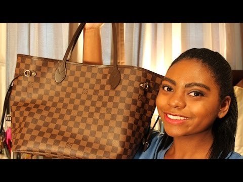 1 Year Wear and Tear: Louis Vuitton Damier Ebene Neverfull MM, Nicole M.  Video