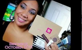 Birchbox Reveal - what's in my October 2011 Birchbox and first impressions