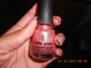I was looking through my drawer of nail polish and i found this color . I didnt even know i had it lol