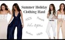 Summer Holiday Clothing Haul and Try On - ASOS Primark Boohoo Urban Outfitters | Lisa Gregory