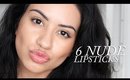6 Nude Lip Combinations | Lip Swatches