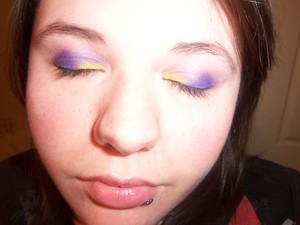 some yellow & purple fun