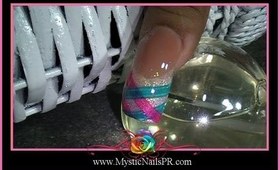 Weaved BRAIDED Ribbons Nail Art :::.. ☆ Jennifer of MysticNailsPR.com