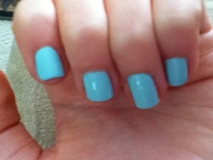 This color is for my role as the Statue of Liberty in my school's play.