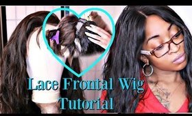 How To Make A Lace Frontal Wig At Home Tutorial || Start To Finish