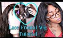 How To Make A Lace Frontal Wig At Home Tutorial || Start To Finish