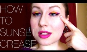 TUTORIAL: SUNSET CREASE