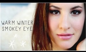 Warm Winter Smokey Eye ♡ | Holiday Makeup Tutorial