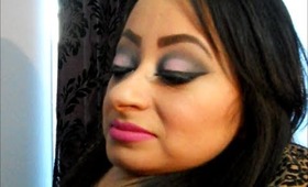 Pink and Black smokey eyes! tutorial