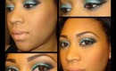 Teal Eye Look and Frosted Lip
