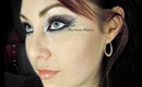 The Good Goth - Glittery Purple and Dark Triple Wing Eye Makeup Tutorial - The Eyes Have It