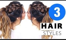 ★ 3 CUTE AF Summer HAIRSTYLES |  Girls UPDO Hairstyle