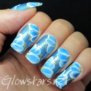 For more nail art, pics of this mani and products used visit http://Glowstars.net