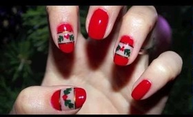 Happy Holidays Nails