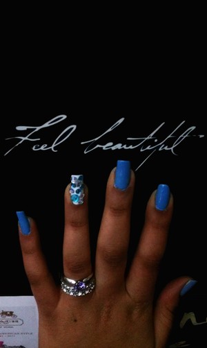 My real nails & design :)