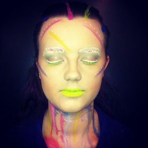Did this today in college as part as my makeup artist inspiration look! What do you think?