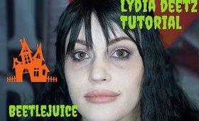 Lydia Deetz from Beetlejuice Halloween Makeup Tutorial